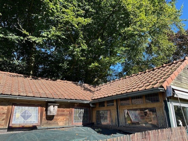 Dakpannen Pottelberg, Doe-het-zelf en Verbouw, Dakpannen en Dakbedekking, Ophalen, Steen of Klei, Zo goed als nieuw, 15 m² of meer