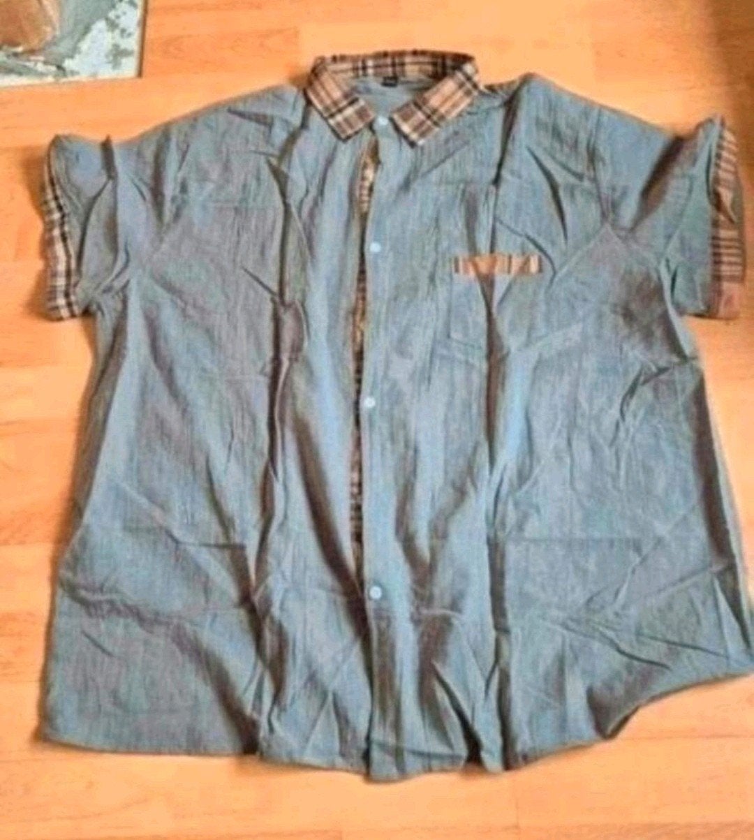Nieuw heren overhemd 3XL - Ruime pasvorm (oksel 67 cm), Kleding | Heren, Ophalen of Verzenden, Nieuw, Grijs, Overhemd