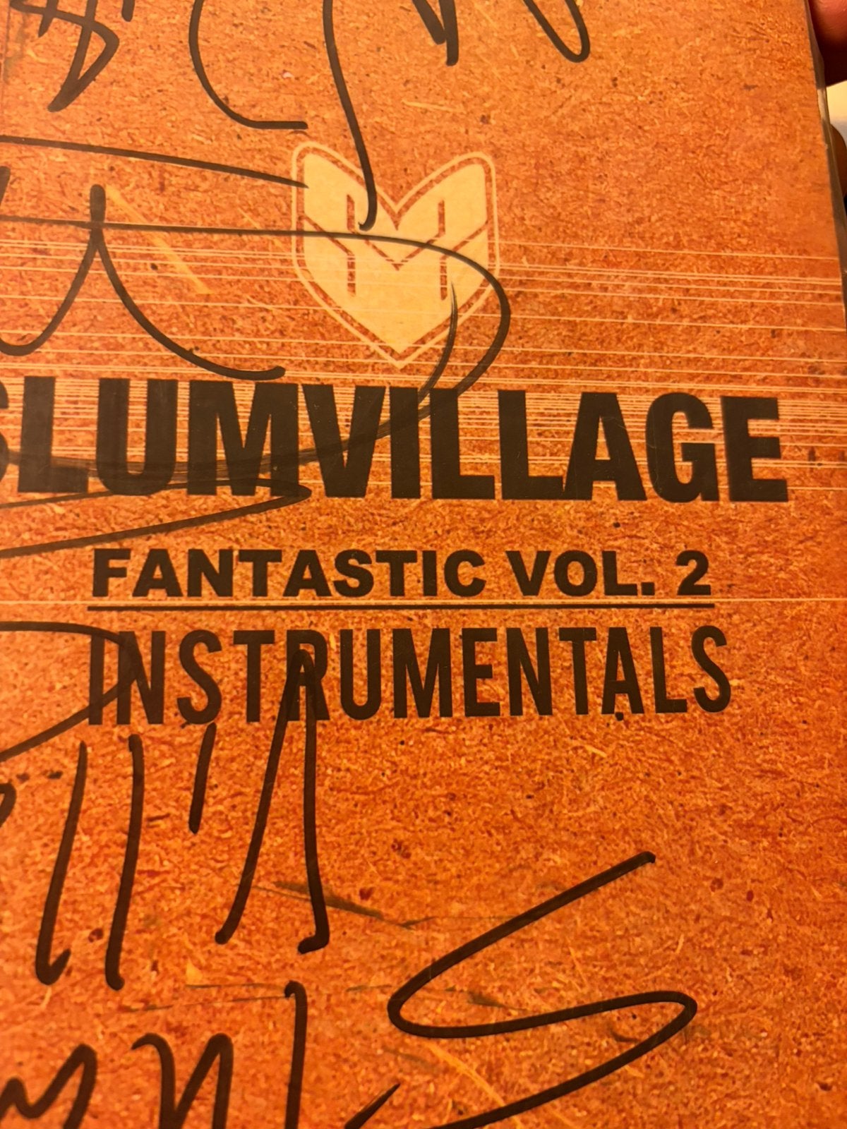 Gesigneerde Slumvillage Fantastic VOL2 instrumentals, LP, Gesigneerd, Ophalen of Verzenden, Zo goed als nieuw