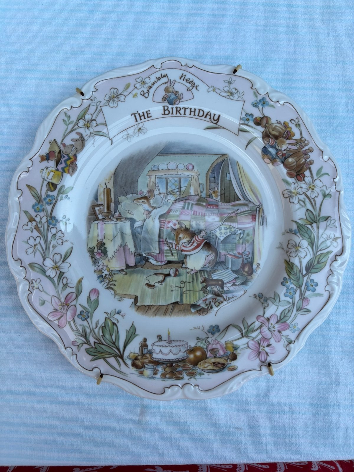 Royal Doulton, Brambly Hedge, The birthday van Jill barklem, Verzamelen, Ophalen of Verzenden, Zo goed als nieuw, Porselein, Bord of Schaal