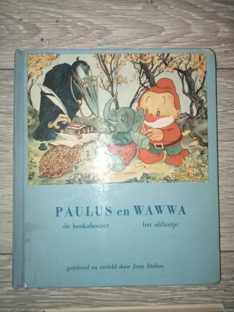 Paulus de Boskabouter en Wawwa het olifantje, Ophalen of Verzenden, Gelezen, Jean Dulieu, Sprookjes