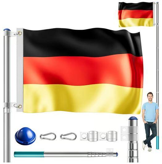 Telescopische vlaggenmast vlaggemast 630 cm GRATIS BEZORGD!, Verzenden, Nieuw, Nvt, Nvt