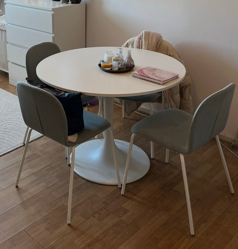 Ikea eettafel docksta, Ophalen, 100 tot 150 cm, 50 tot 100 cm, Zo goed als nieuw