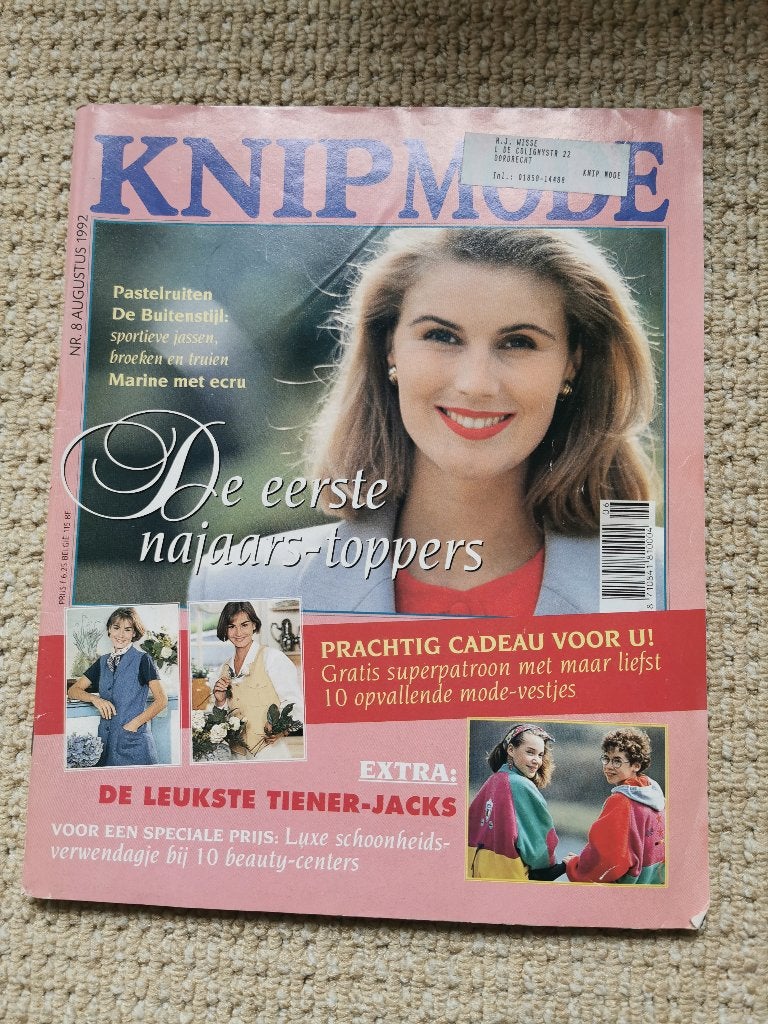 11 .. knipmode 1992, Hobby en Vrije tijd, Kledingpatronen, Overige typen, Vrouw, Nieuw, Ophalen of Verzenden