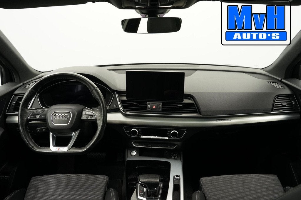 Audi Q5 50 TFSI e S edition Quattro|300PK|PANO|MATRIX-LED|SO, Auto's, Audi, Automaat, Gebruikt, 4 cilinders, Leder en Stof