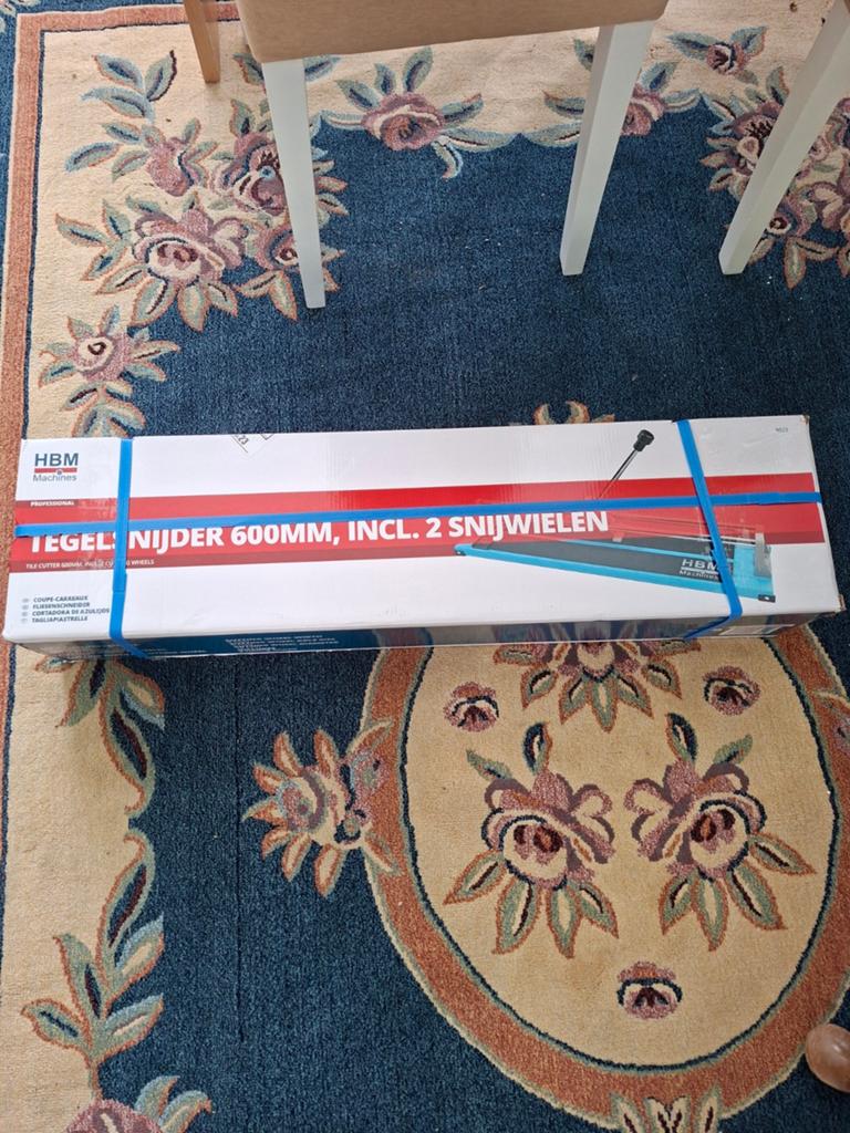 HBM Tegelsnijder 600mm, incl. 2 snijwielen, Ophalen of Verzenden, Nieuw