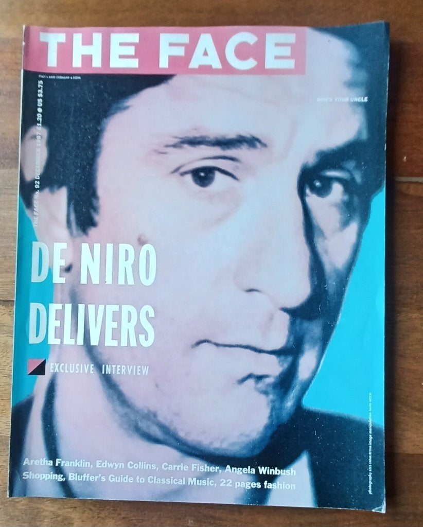 THE FACE / dec 1987/ Robert De Niro/ Aretha Franklin /, Verzenden, 1980 tot heden, Tijdschrift