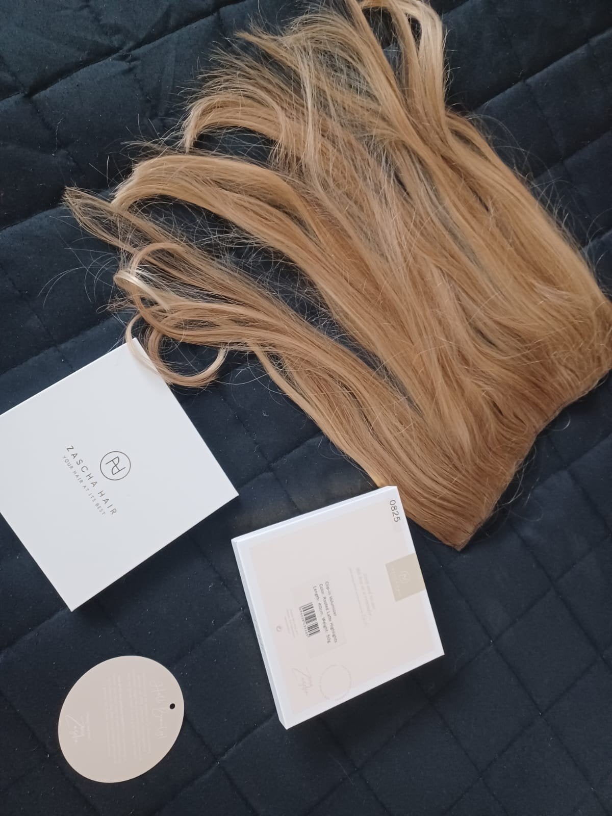 Zascha Hair Clip-in Extensions - Blond Highlights, Ophalen of Verzenden, Nieuw, Pruik of Haarverlenging