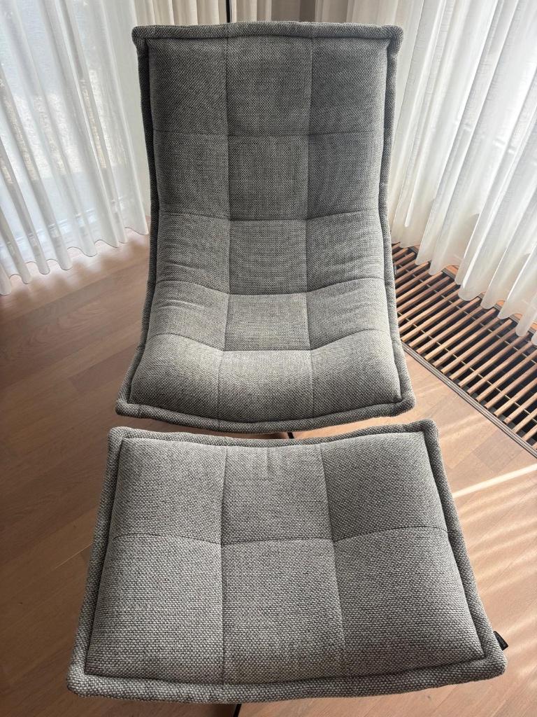 Relax fauteuil  inclusief hocker, Huis en Inrichting, Ophalen, Zo goed als nieuw, 75 tot 100 cm, 50 tot 75 cm