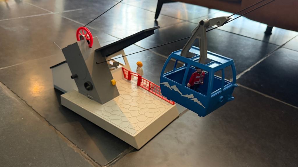 Playmobil kabelbaan met bergstation, Ophalen of Verzenden, Gebruikt