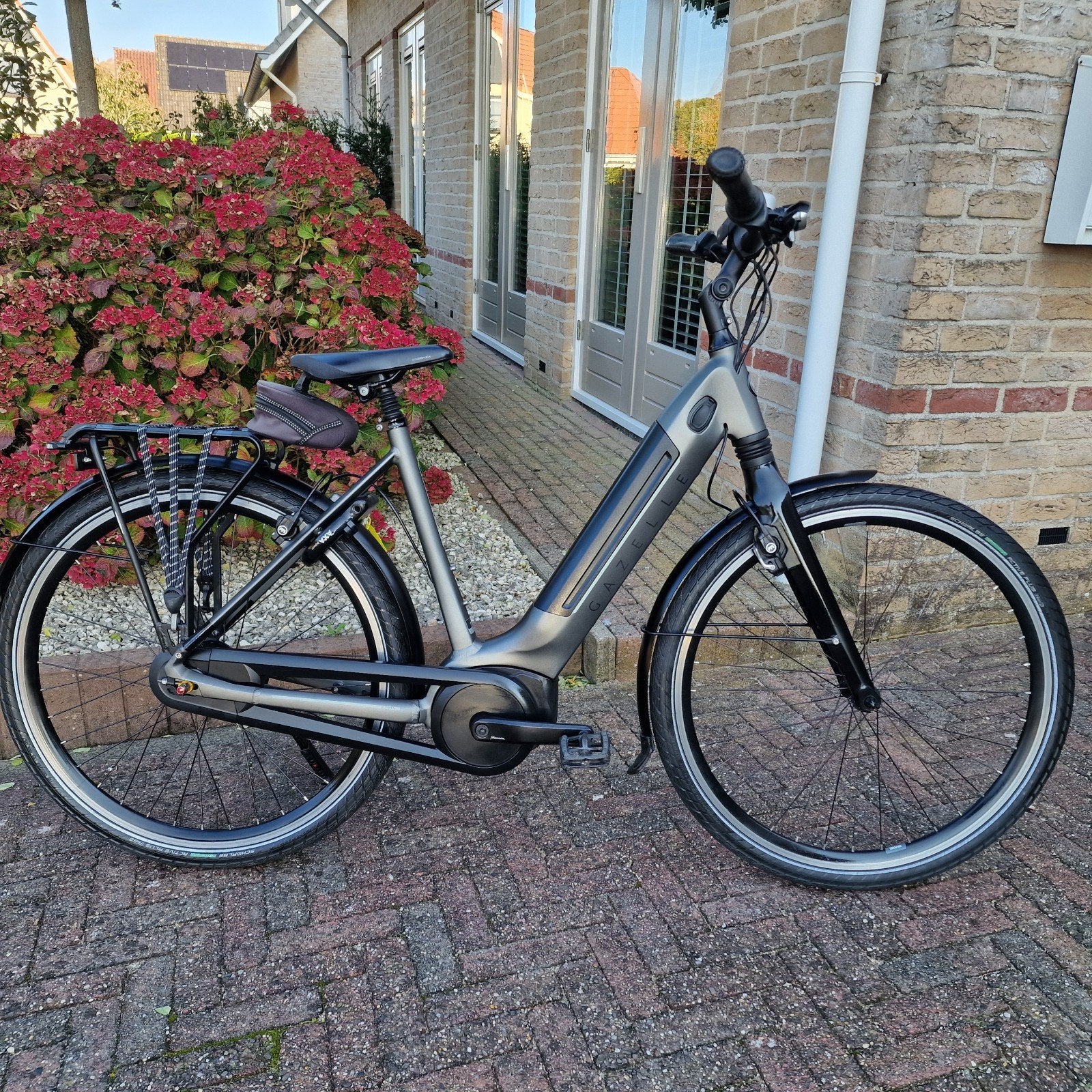 Prachtige Gazelle Ultimate c8+ Bosch middenmotor, Fietsen en Brommers, Ophalen, Zo goed als nieuw, 51 tot 55 cm, 50 km per accu of meer