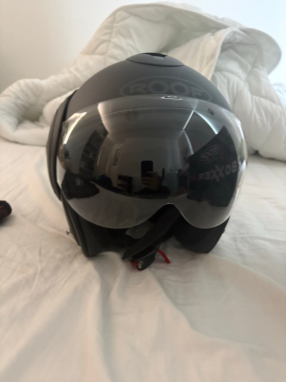 ROOF Boxxer 2 helm - Slechts 10 keer gebruikt! Maar S/M, Motoren, Kleding | Motorhelmen, Systeemhelm, Heren, Tweedehands, Ophalen