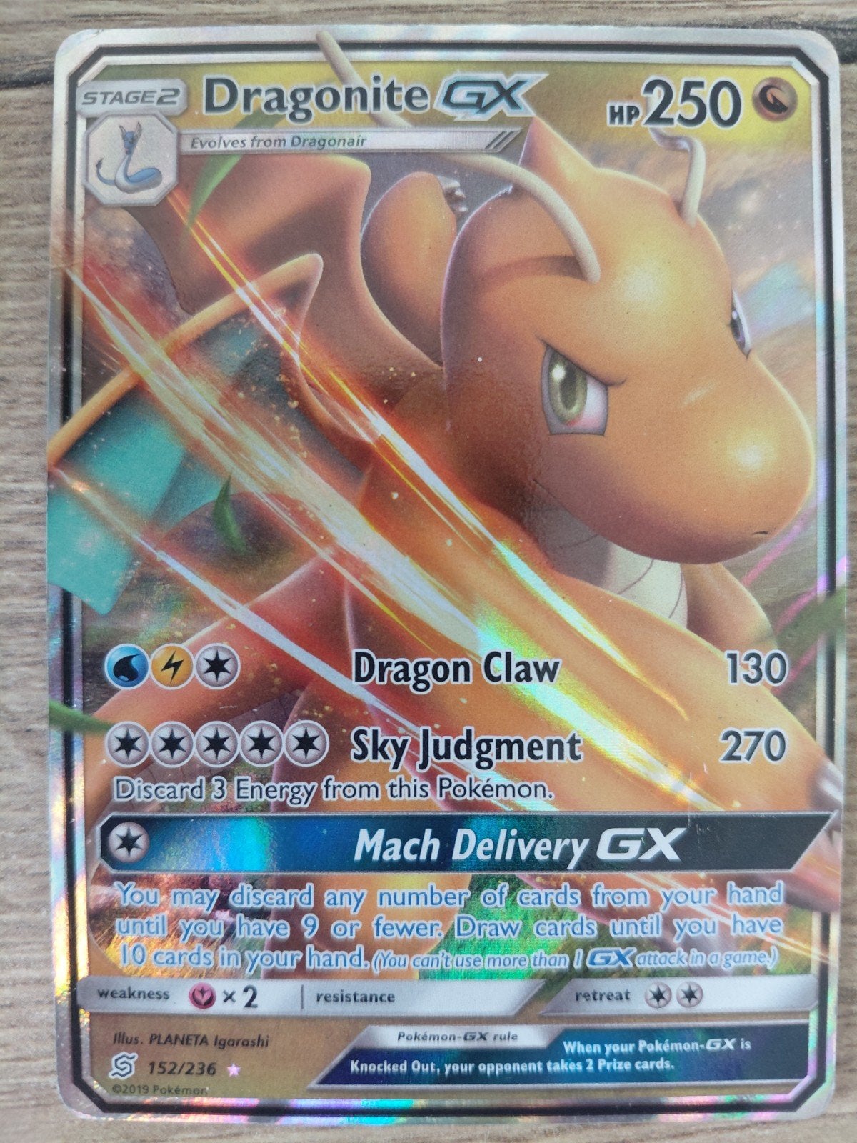 dragonite GX 152/236 pokémon kaart, Ophalen of Verzenden