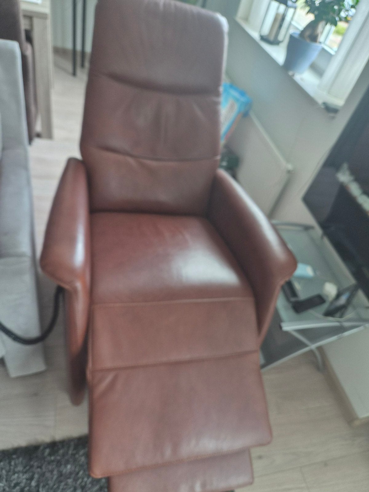 zit/sta stoel, Ophalen, Gebruikt, Minder dan 75 cm, Leer