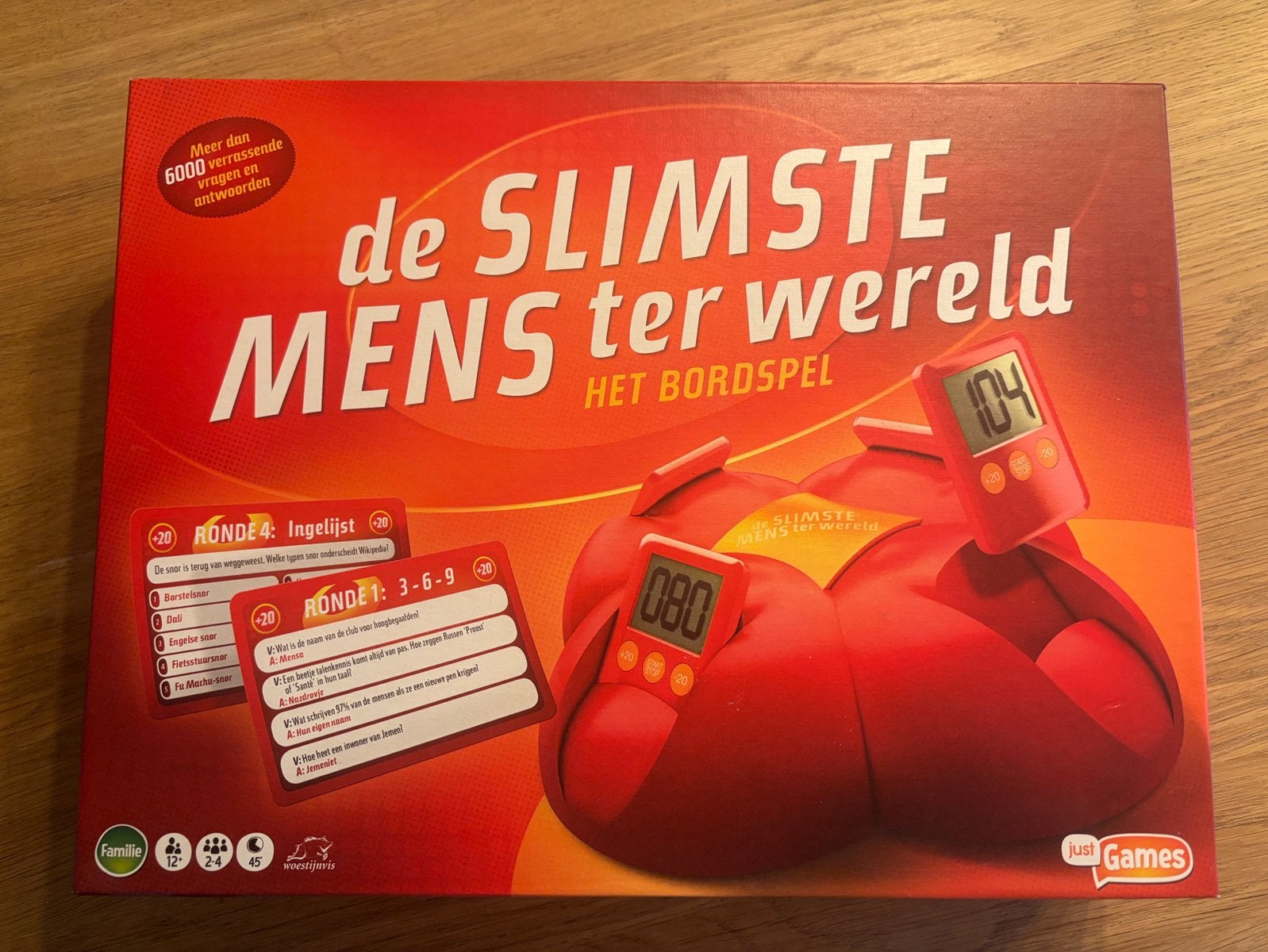 De Slimste Mens ter Wereld - Het Bordspel, Drie of vier spelers, Ophalen of Verzenden, Nieuw