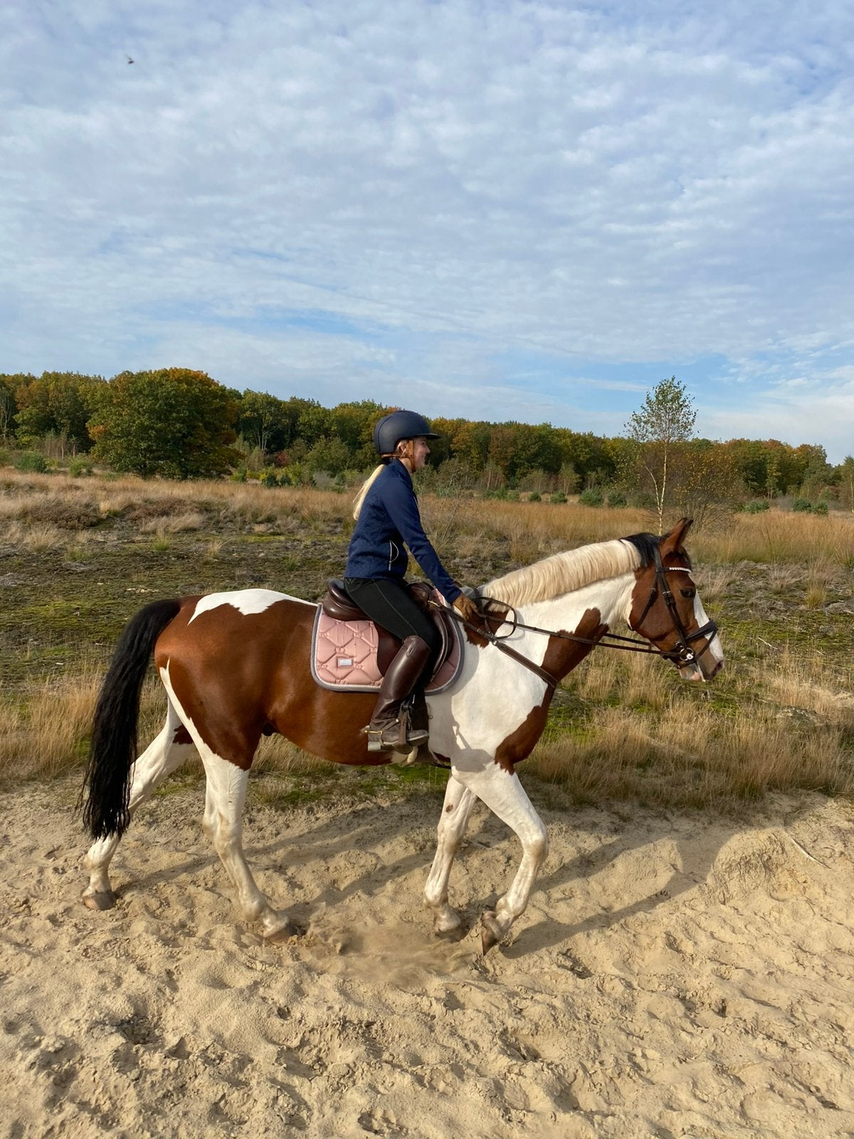 Equestrian Stockholm pink pearl dekje full, Ophalen of Verzenden