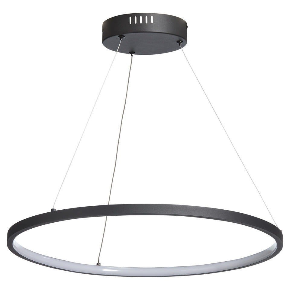 Hanglamp Cerina led Zwart - diameter 57,5 cm, Ophalen, Overige fittingen, Zo goed als nieuw, LED