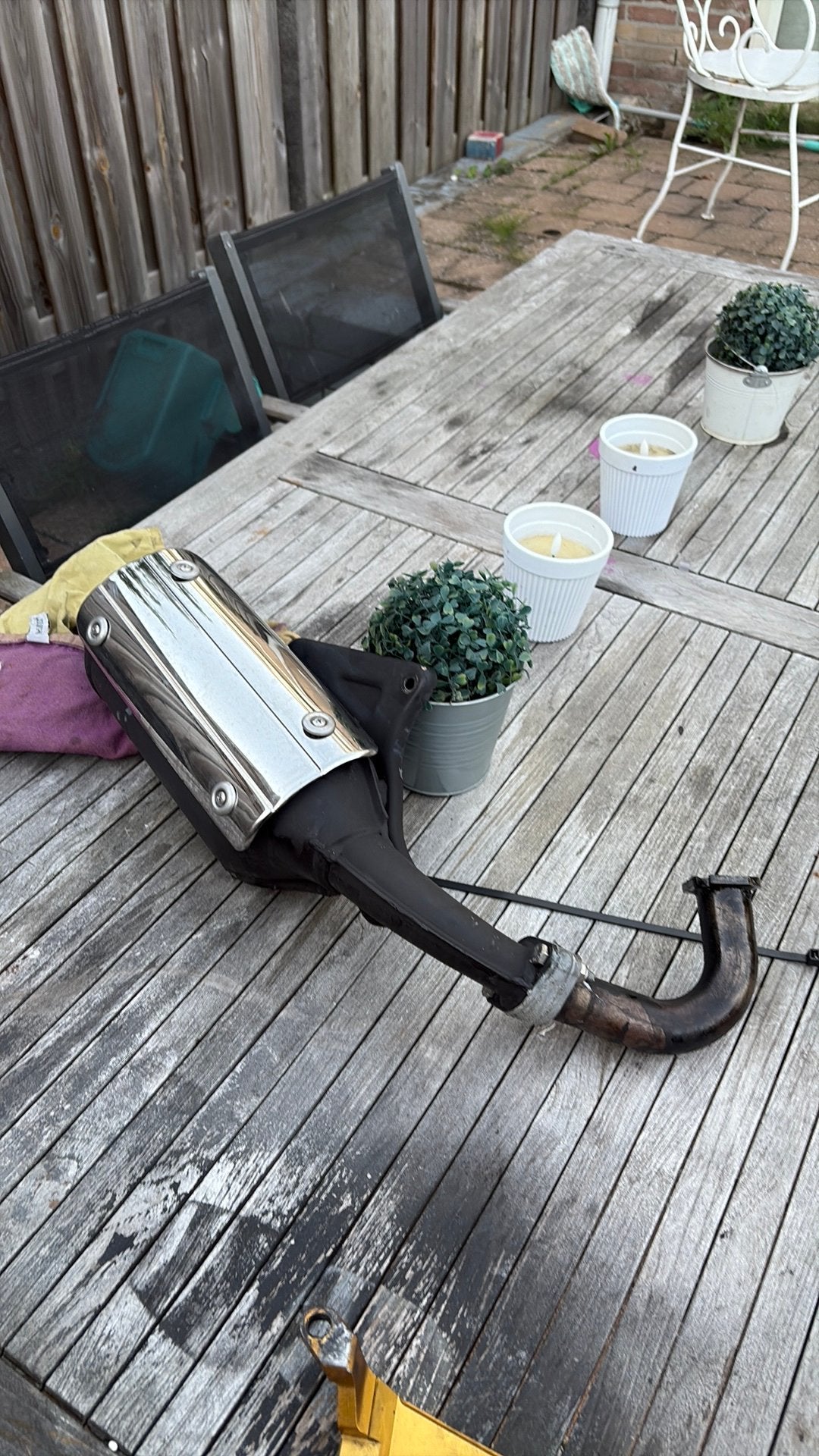 SM06 + Rvs voorbocht (SITO), Ophalen of Verzenden, Zo goed als nieuw, Uitlaat, Piaggio