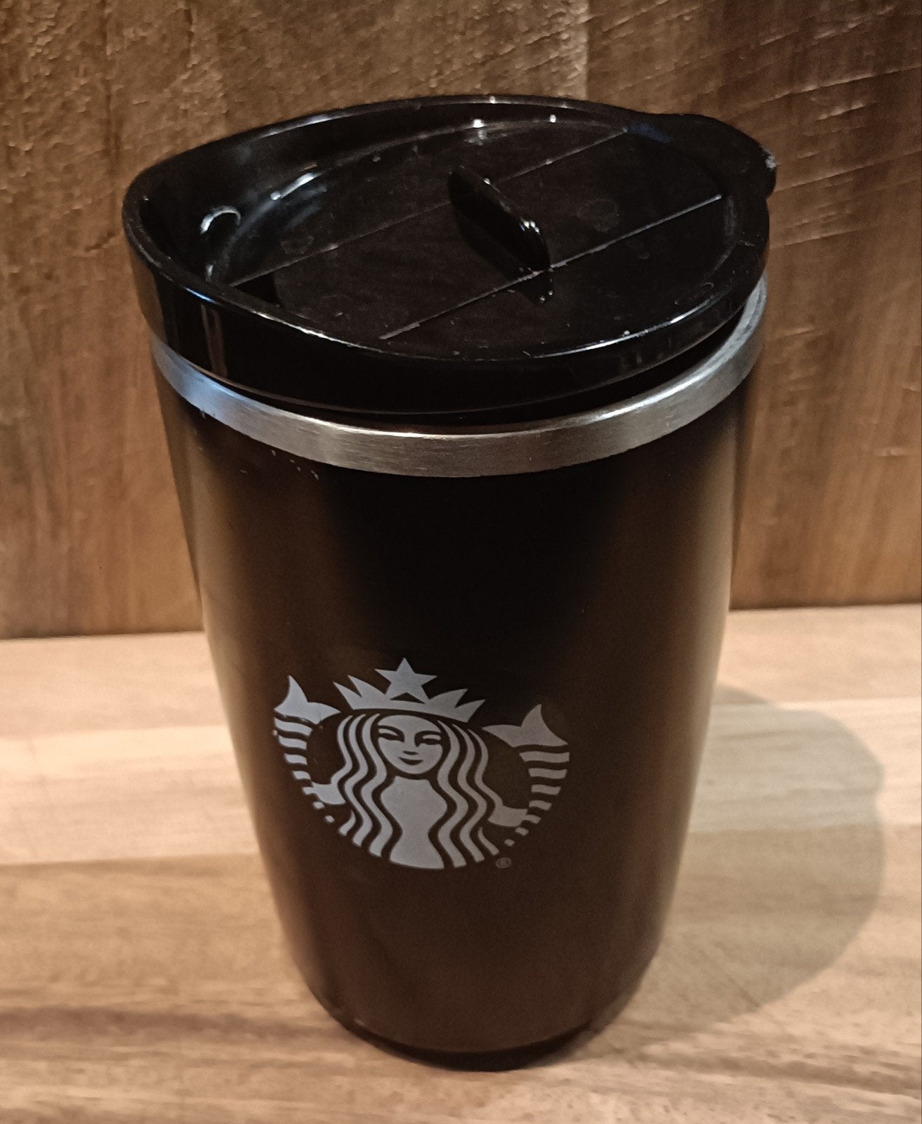 Starbucks, drinkbeker to go zwart, Overige materialen, Gebruikt, Ophalen of Verzenden, Overige stijlen
