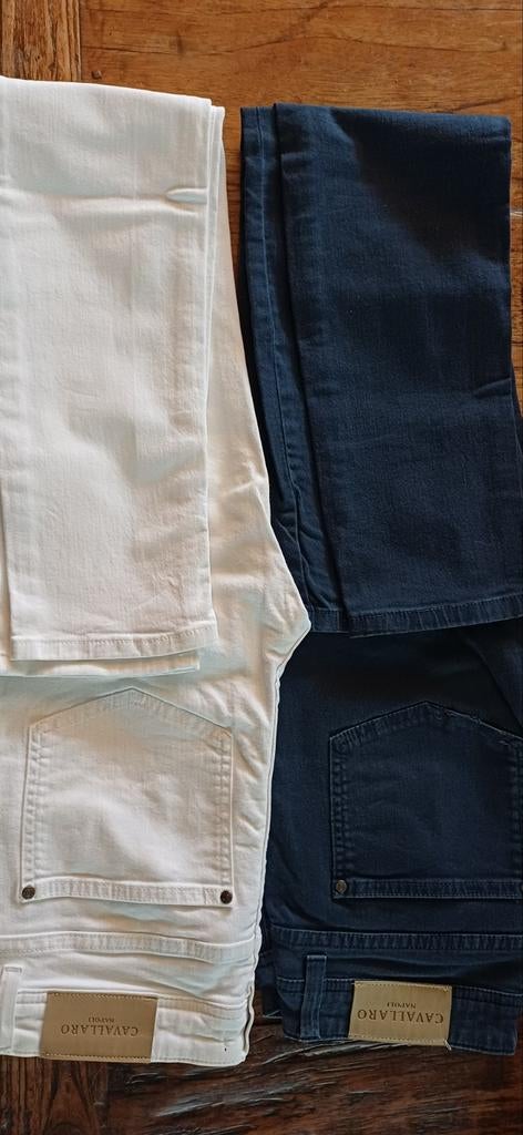 2 Cavallaro Emma broeken maat 26 - Wit en Donkerblauw, Ophalen of Verzenden