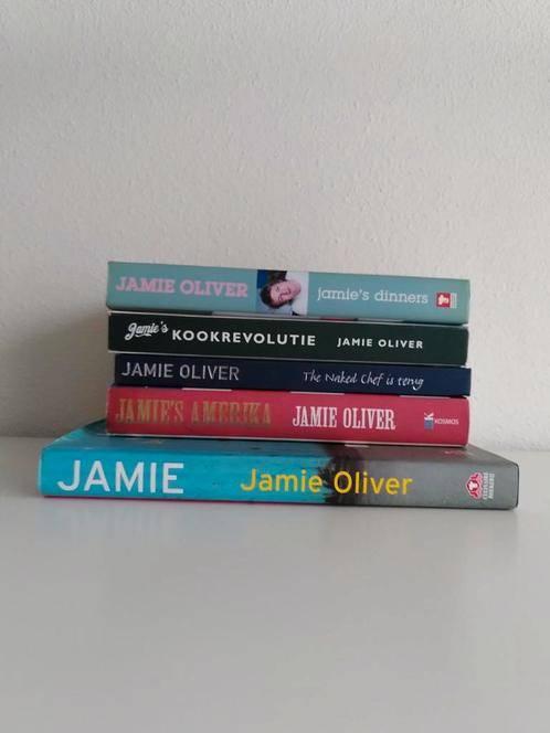 3x Jamie Oliver kookboeken, Boeken, Kookboeken, Zo goed als nieuw, Jamie Oliver, Overige gebieden, Tapas, Hapjes en Dim Sum