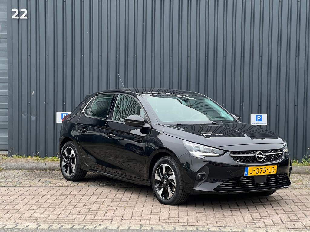 Opel Corsa-e Elegance 50 kWh, Auto's, 330 km, 136 pk, Gebruikt, Zwart