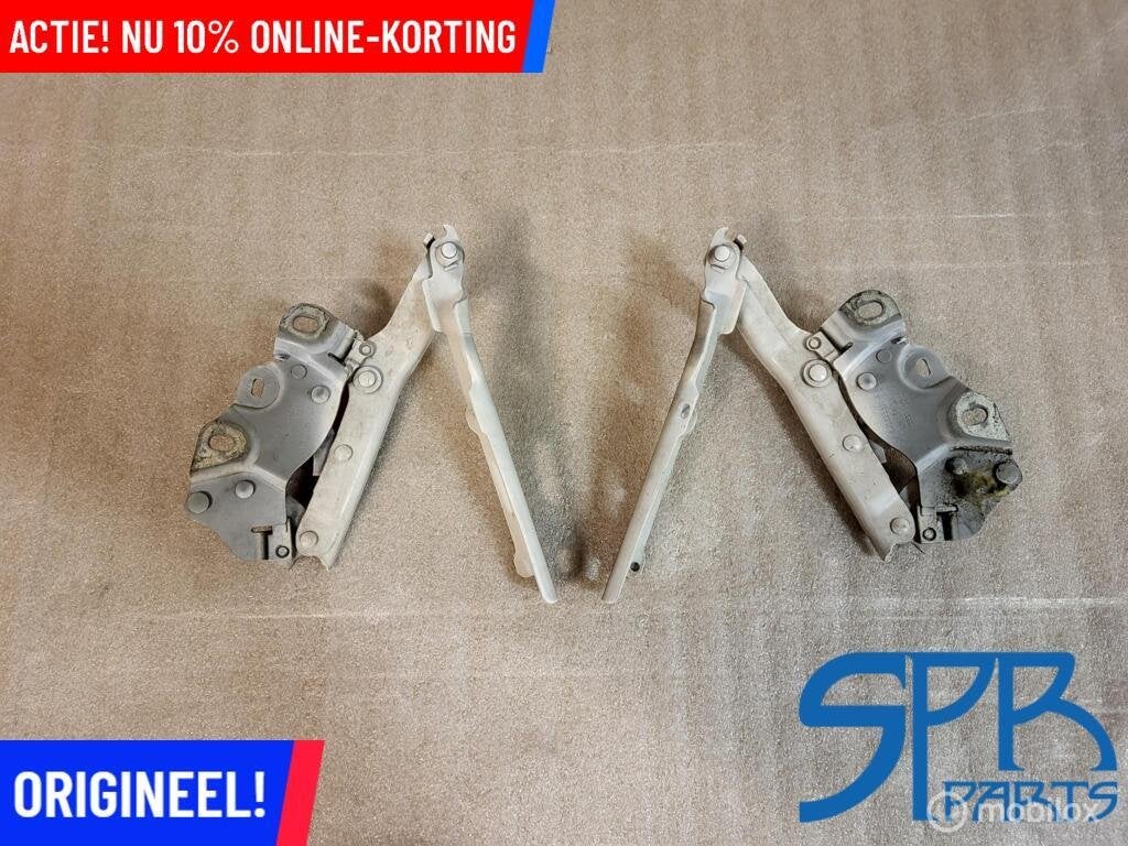 MOTORKAPSCHARNIEREN SET AUDI A3 S3 RS3 8V WIT RECHTS LINKS, Gebruikt, AUDI, Audi, Ophalen of Verzenden