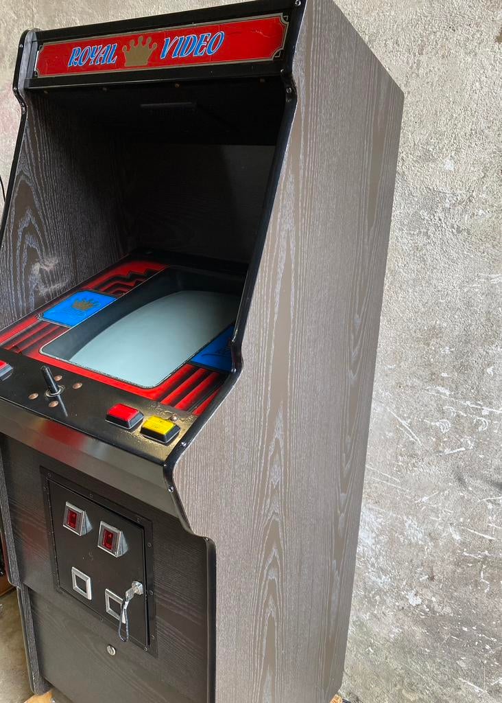 Arcade kast Ms Pacman van Royal Video 1986, Verzamelen, Automaten | Overige, Ophalen, Gebruikt, Royal Video, Onbekend