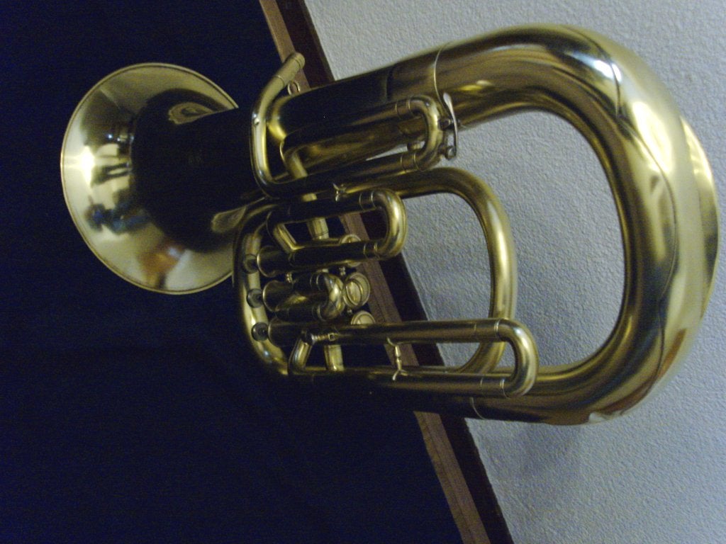 Bariton/Euphonium, Muziek en Instrumenten, Ophalen, Gebruikt, Euphonium of Tenortuba, Met koffer of draagtas