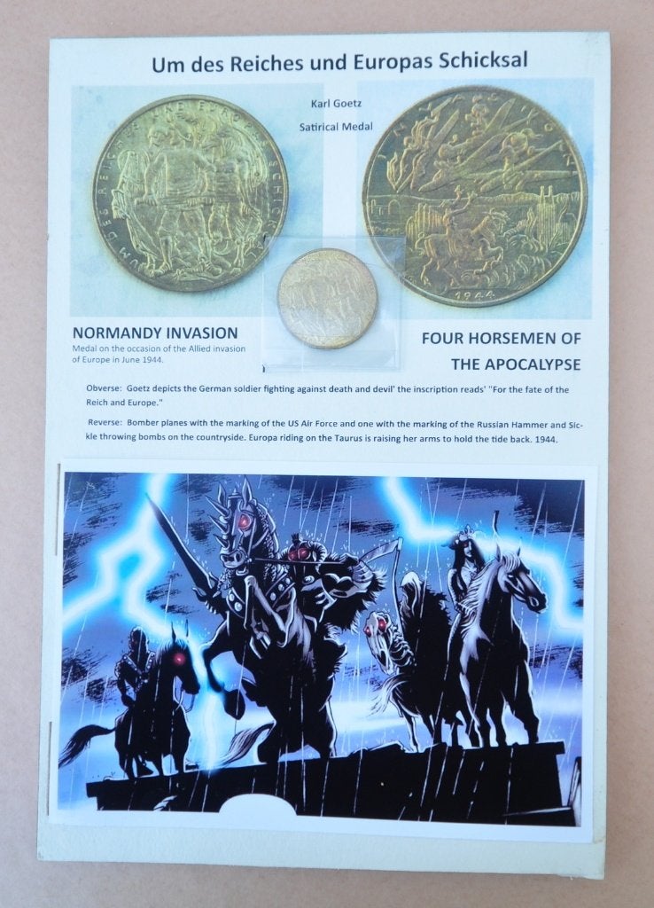Invasie Normandië 1944, Verzamelen, Militaria | Tweede Wereldoorlog, Verzenden, Landmacht, Duitsland, Embleem of Badge