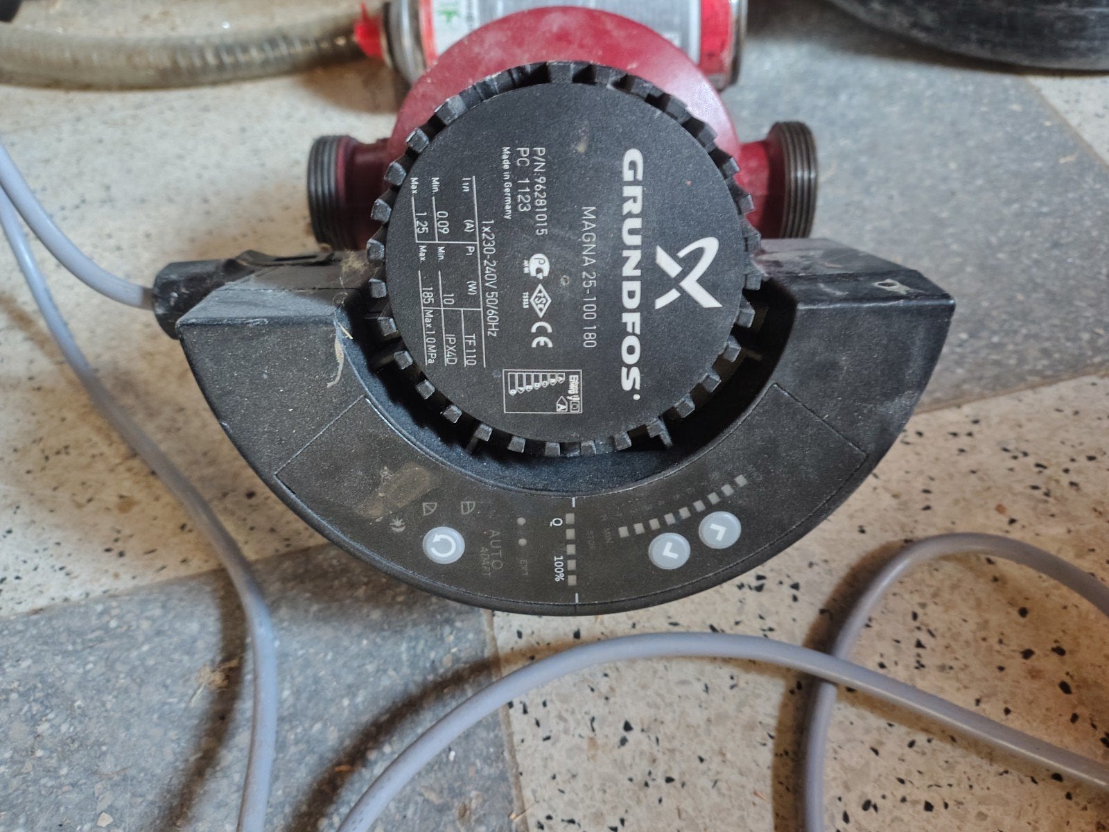 Grundfos MAGNA 25-100 180 Warmwaterpomp, Tuin en Terras, Ophalen of Verzenden, Gebruikt, Elektrisch, Overige typen