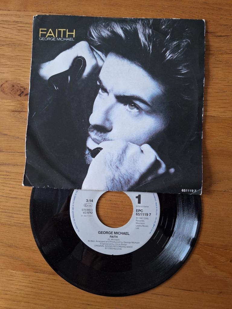 George Michael - Faith (Vinyl Single), Cd's en Dvd's, Vinyl Singles, Gebruikt, Fotohoes, 7 inch, Ophalen of Verzenden