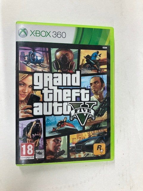 GTA V Xbox 360, Spelcomputers en Games, Games | Xbox 360, Zo goed als nieuw, Avontuur en Actie, 1 speler, Vanaf 18 jaar, Ophalen of Verzenden