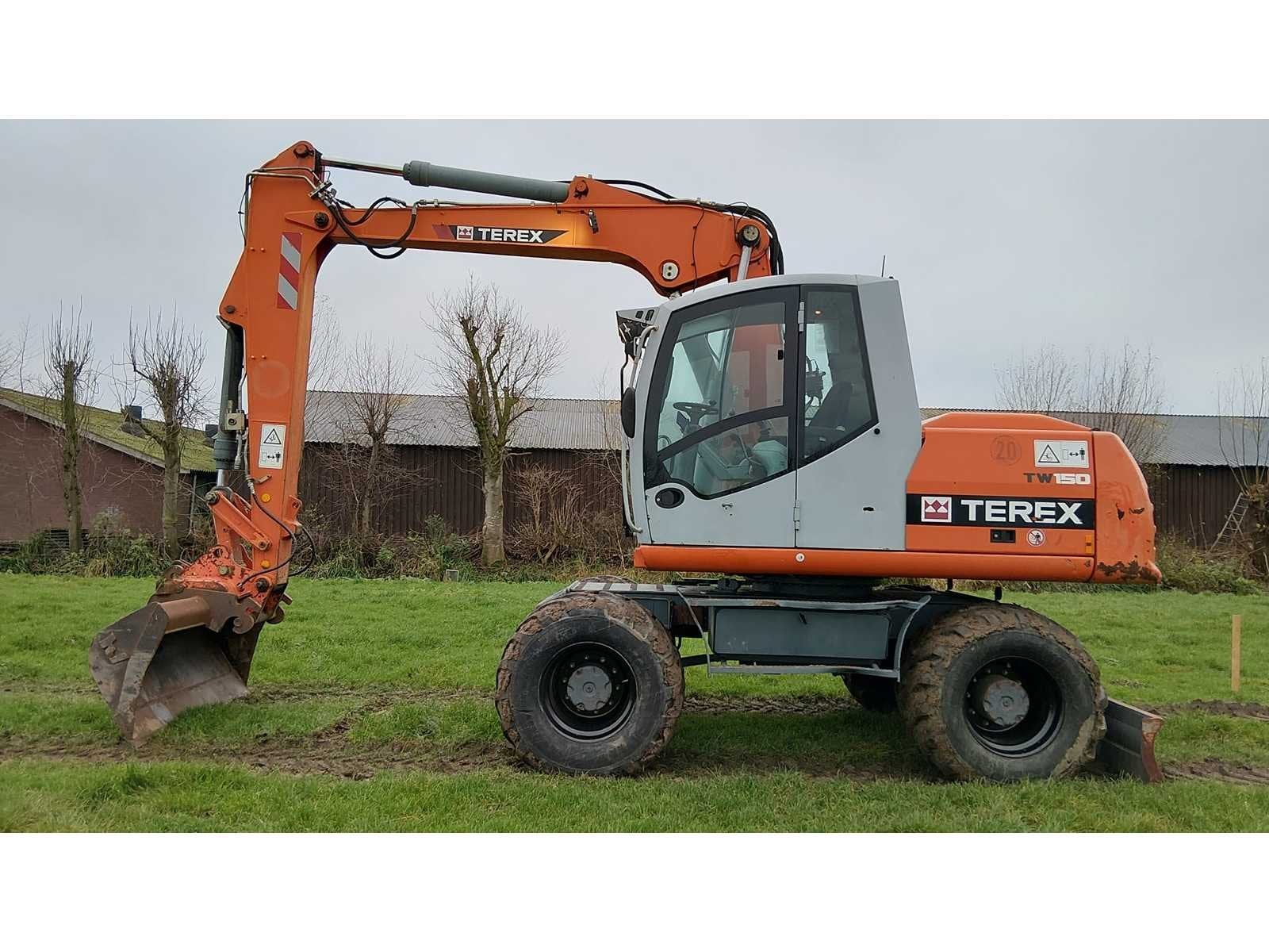 2007 Terex - TW150 - Rupsgraafmachine, Zakelijke goederen, Machines en Bouw | Kranen en Graafmachines, Graafmachine