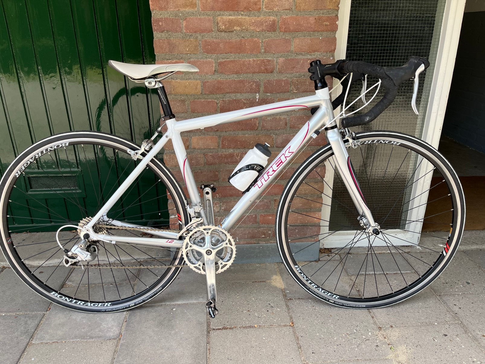 Trek Alpha 1.2 racefiets frame maat 48 cm., Velgrem, Aluminium, Minder dan 49 cm, Zo goed als nieuw