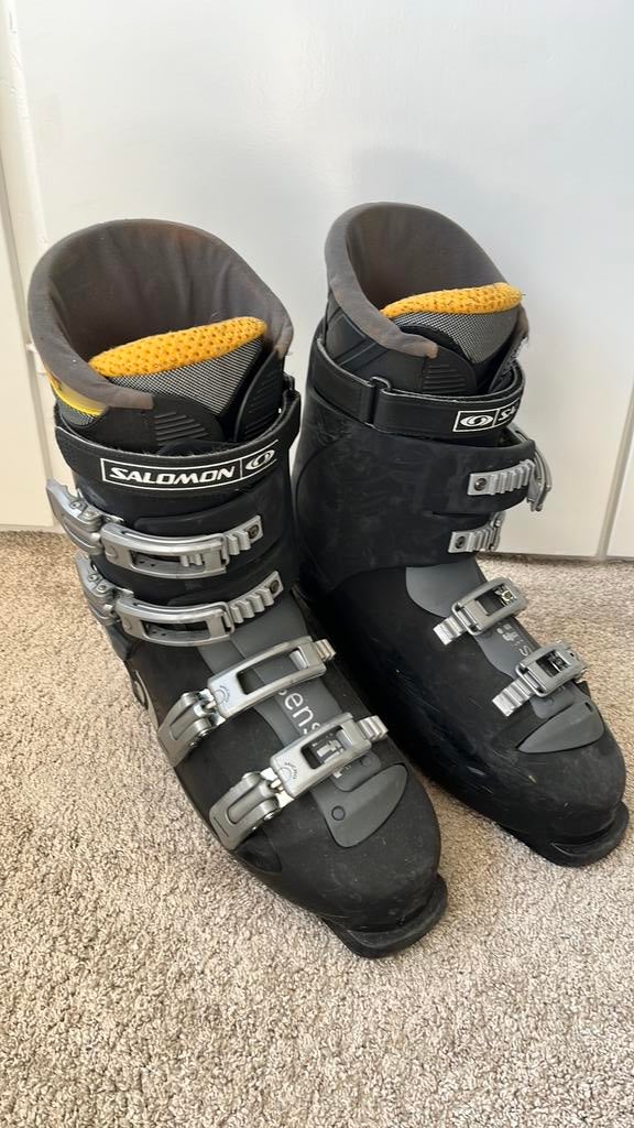 Salomon performa 6.0 skischoenen maat 44, 160 tot 180 cm, Gebruikt, Schoenen, Skiën