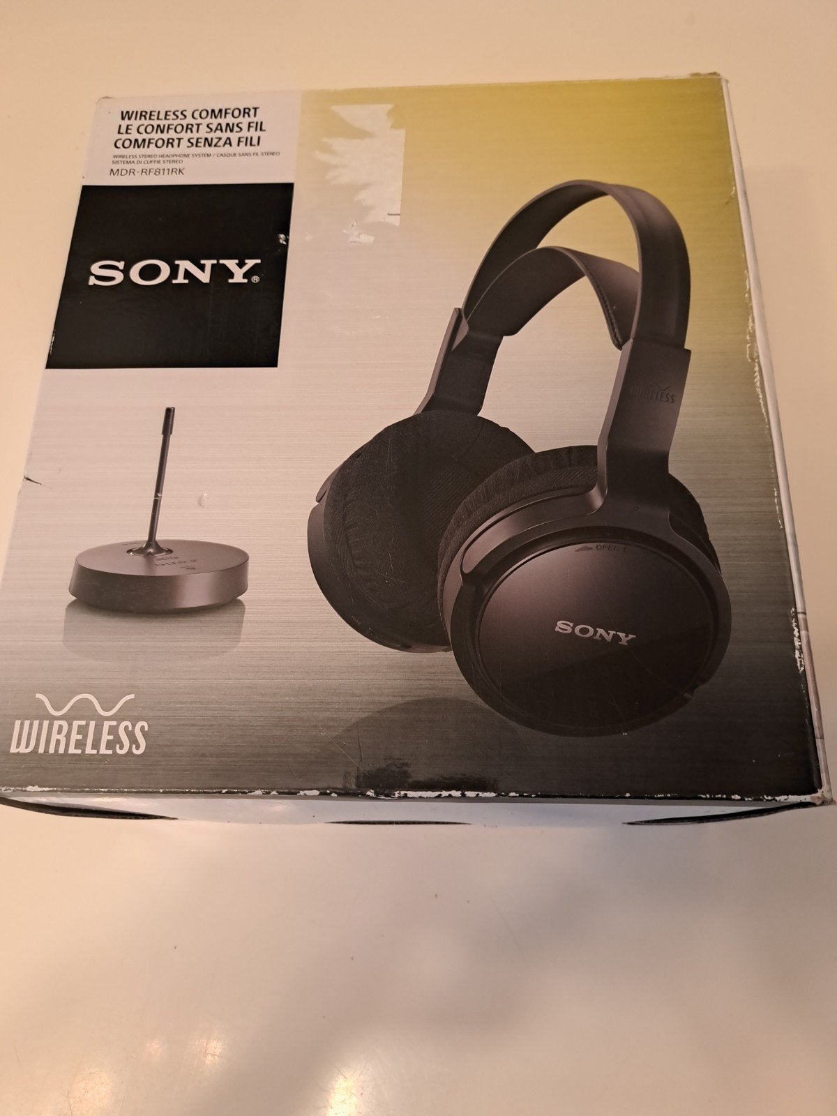 Sony MDR-RF811RK Draadloze Hoofdtelefoon, Draadloos, Ophalen of Verzenden, Zo goed als nieuw, Zwart