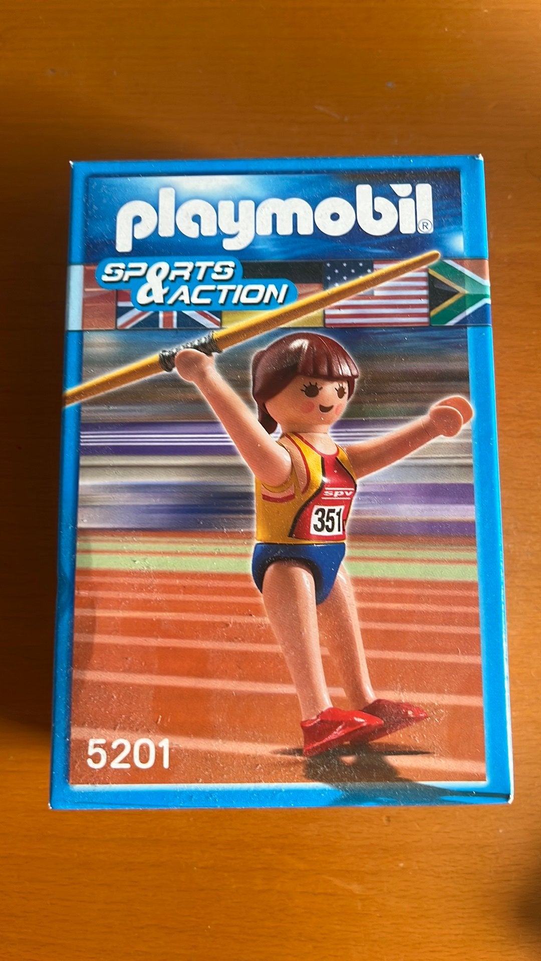 Playmobil set 5201 - speerwerpster - serie sports&action MIB, Ophalen, Complete set, Nieuw, Sports & action