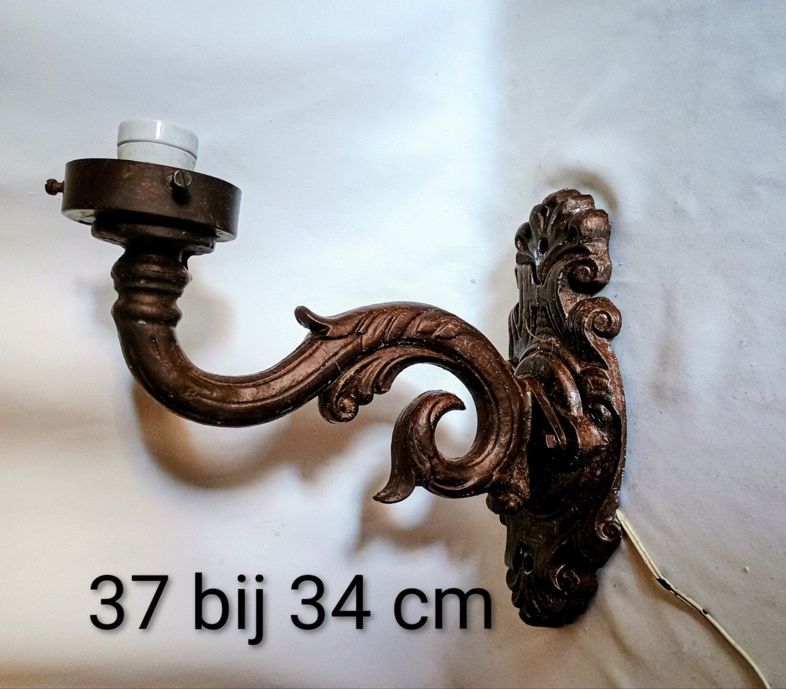 Vintage buitenverlichting armatuur, Huis en Inrichting, Lampen | Wandlampen, Ophalen of Verzenden