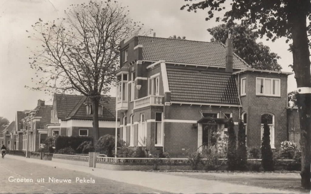 Nieuwe Pekela, Verzamelen, Ansichtkaarten | Nederland, Verzenden, 1940 tot 1960, Gelopen, Groningen