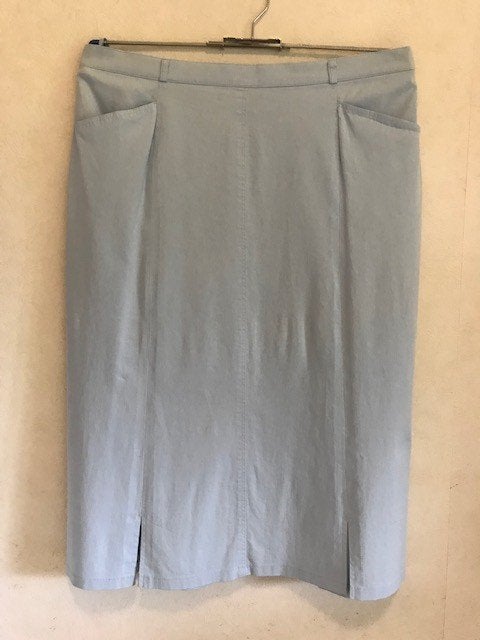 ZGAN lichtblauwe rok merk Basler maat 46, Blauw, Ophalen of Verzenden, Zo goed als nieuw, Onder de knie