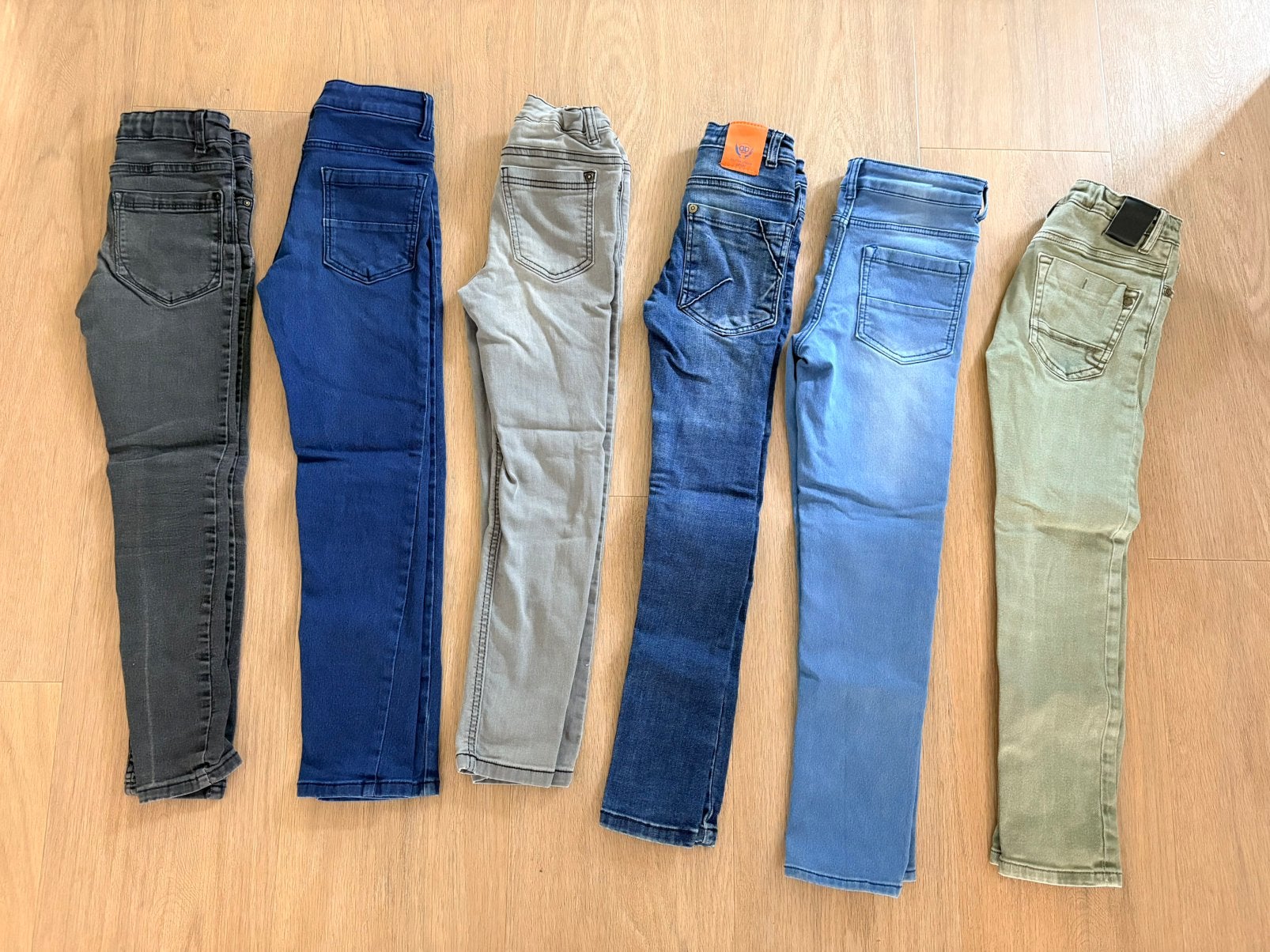 Spijkerbroeken jongens maat 128, Ophalen of Verzenden, Gebruikt, Maat 128