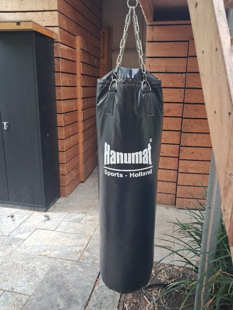 Hanumat bokszak 120cm en Rocky Marciano bokshandschoenen set, Sport en Fitness, Ophalen, Gebruikt, Bokszak