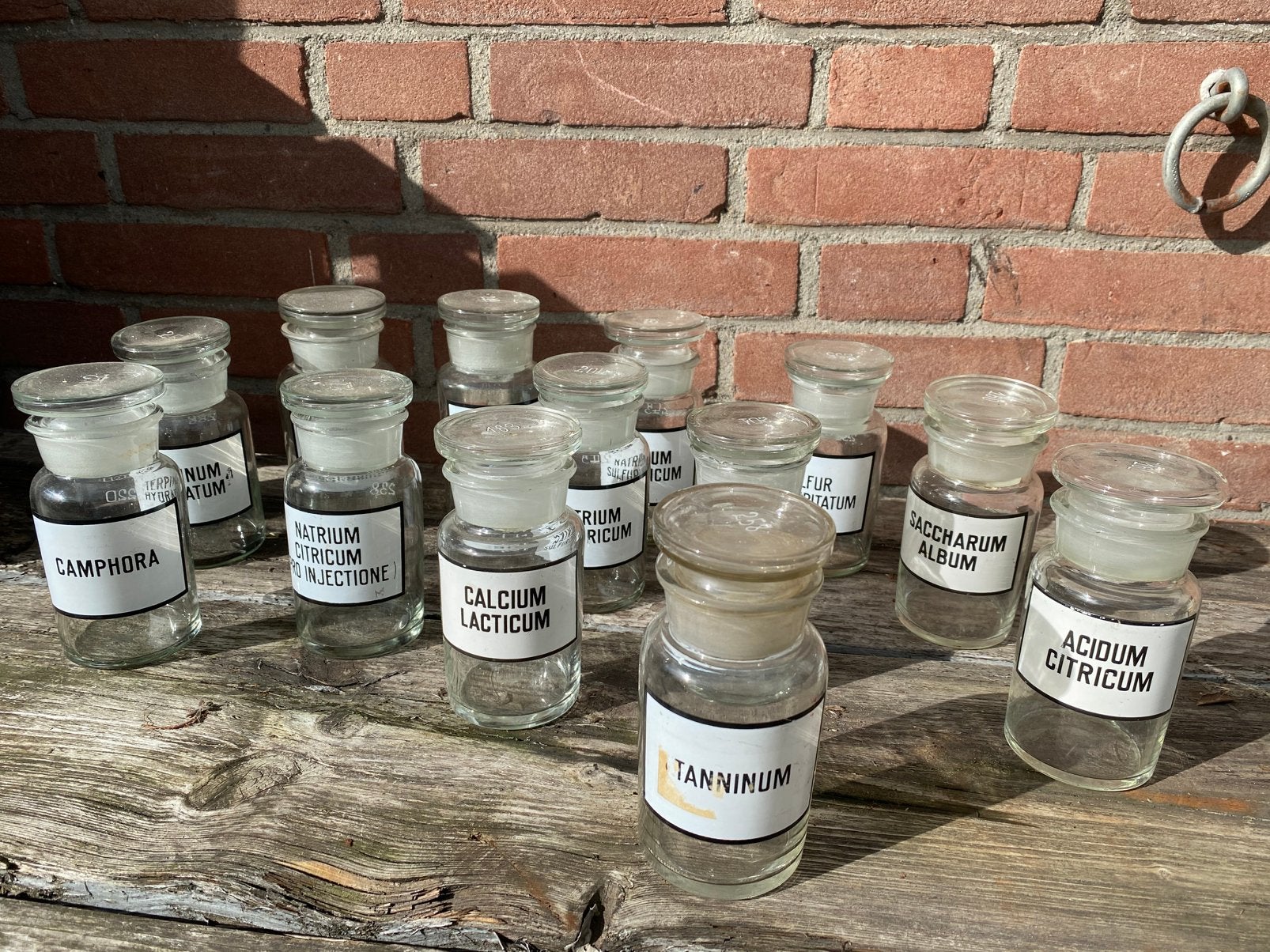 Mooie verzameling apothekers flesjes, Ophalen of Verzenden