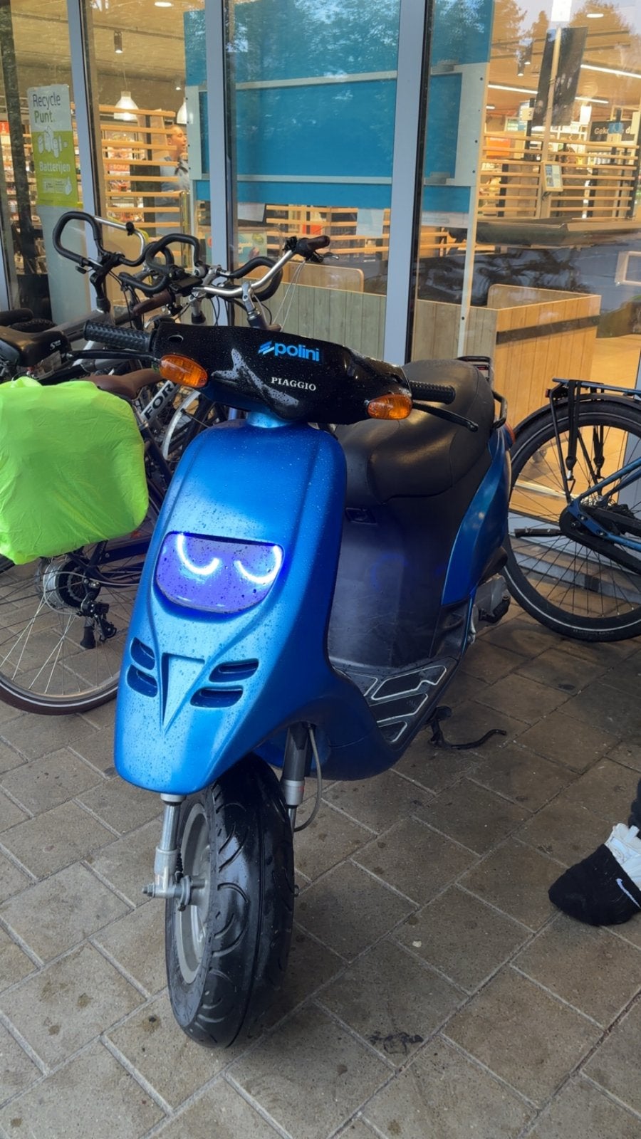 Piaggio typhoon, Ophalen, Tweetakt, Gebruikt, Maximaal 45 km/u