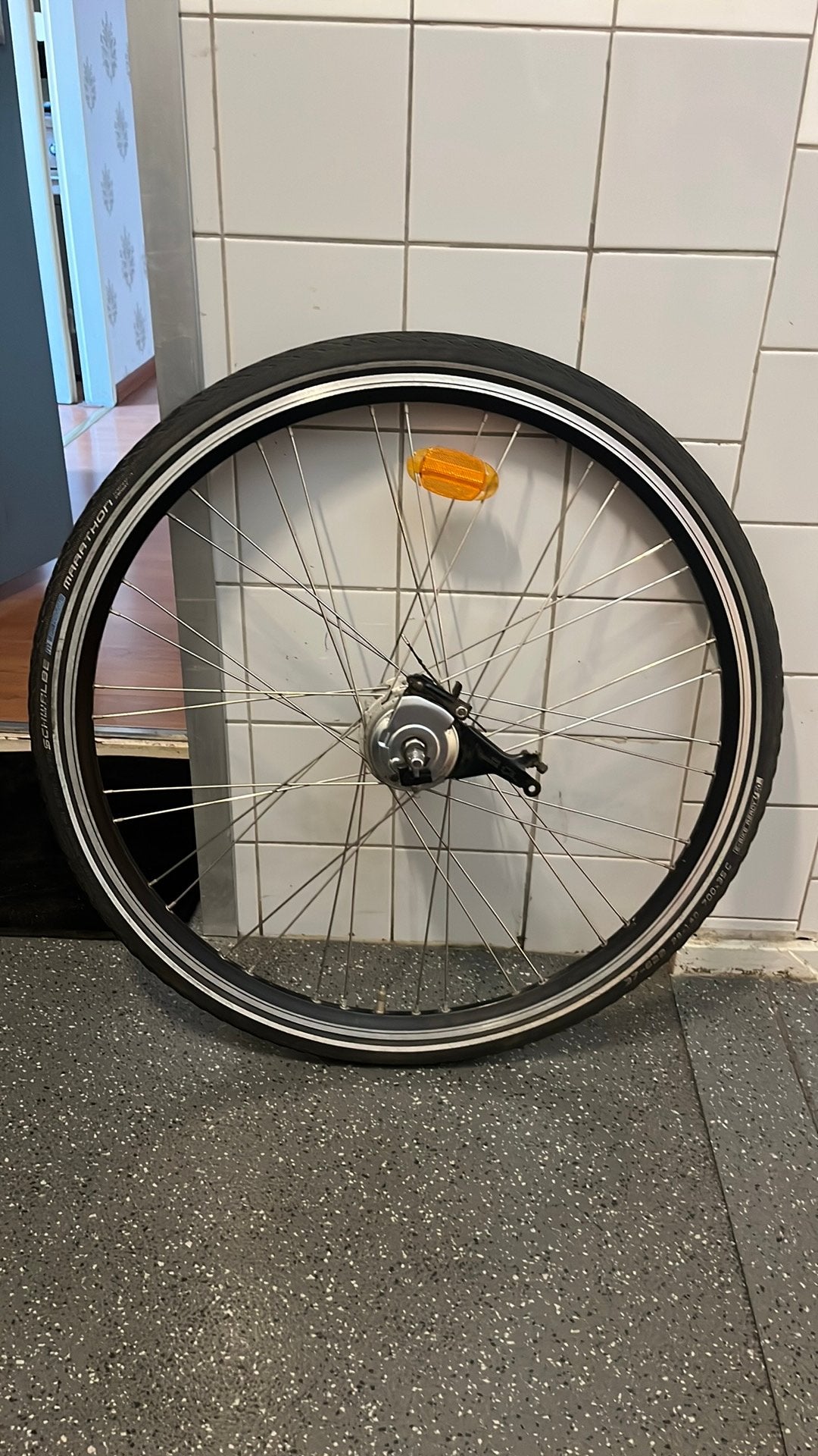 achterwiel met nexus 7 naaf, Fietsen en Brommers, Fietsonderdelen, Zo goed als nieuw, Aluminium, Stadsfiets, Ophalen