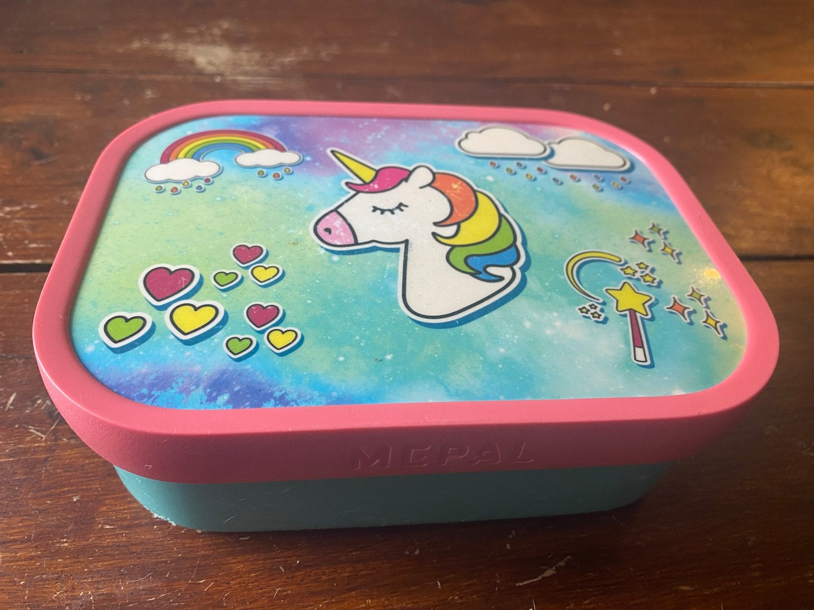 Mepal lunchbox met eenhoorn design, Ophalen of Verzenden, Gebruikt