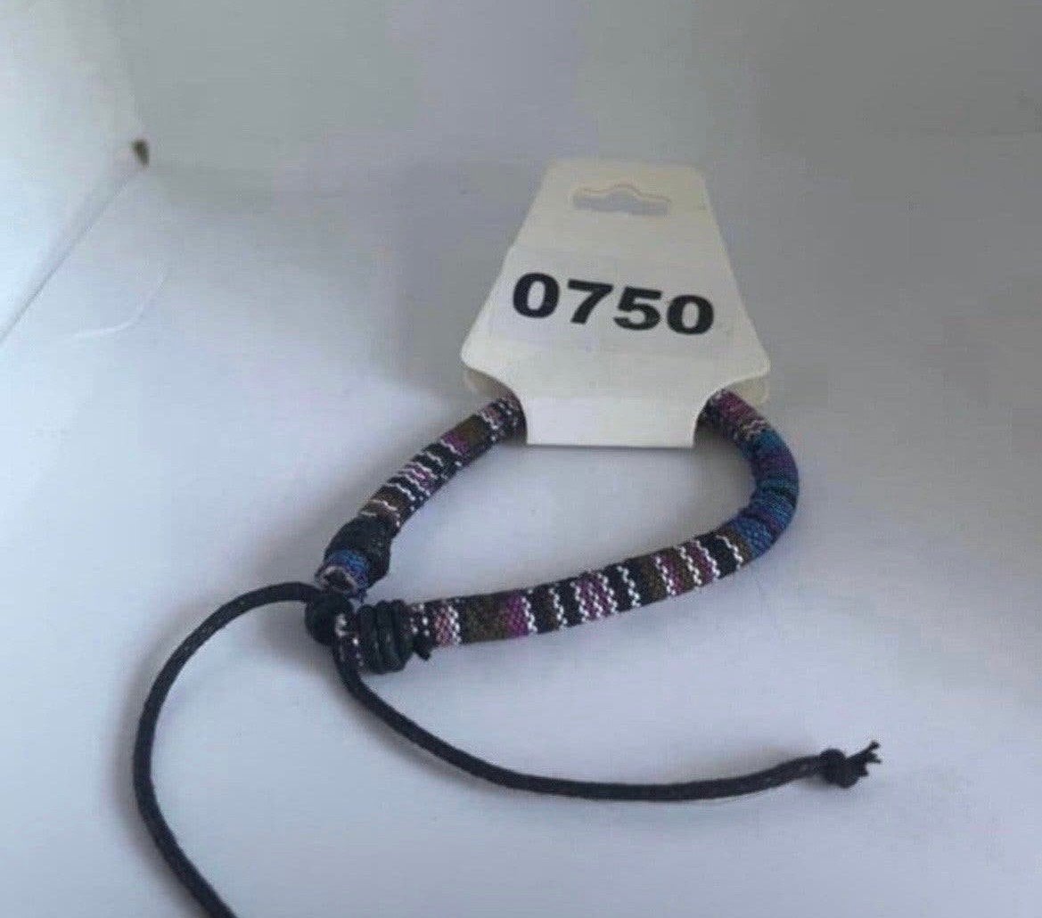 Nieuw geweven armbandje met verstelbare sluiting, Verzenden, Nieuw, Overige kleuren, Overige materialen