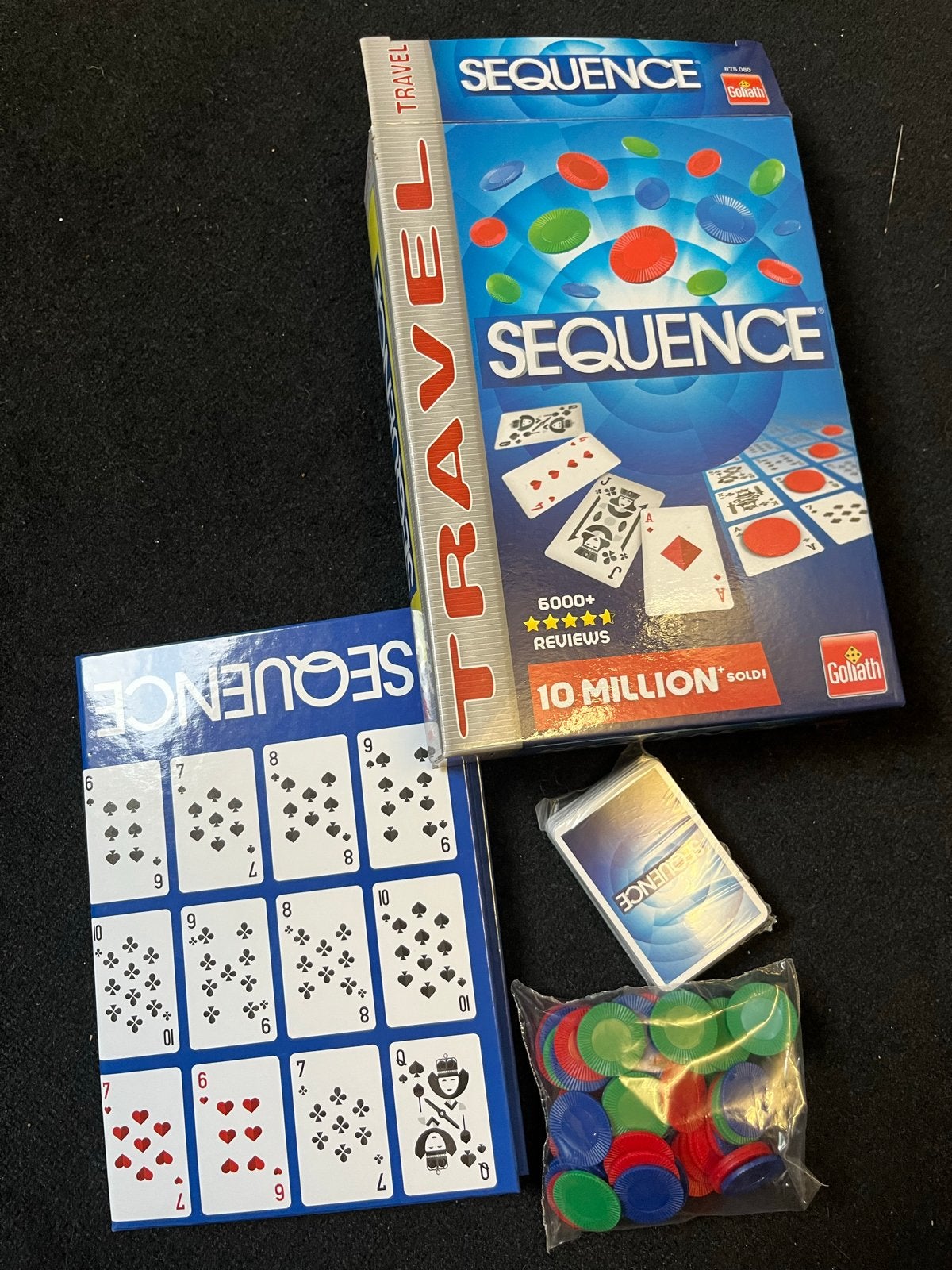 Sequence Travel Gezelschapsspel, Hobby en Vrije tijd, Gezelschapsspellen | Kaartspellen, Een of twee spelers, Ophalen, Nieuw