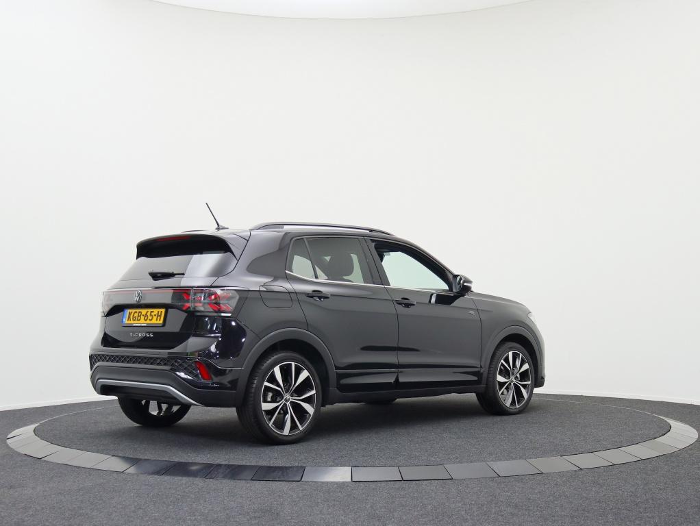 Volkswagen T-Cross 1.0 TSI R-Line | Private Lease 569,- p.m., Automaat, Gebruikt, 116 pk, Zwart